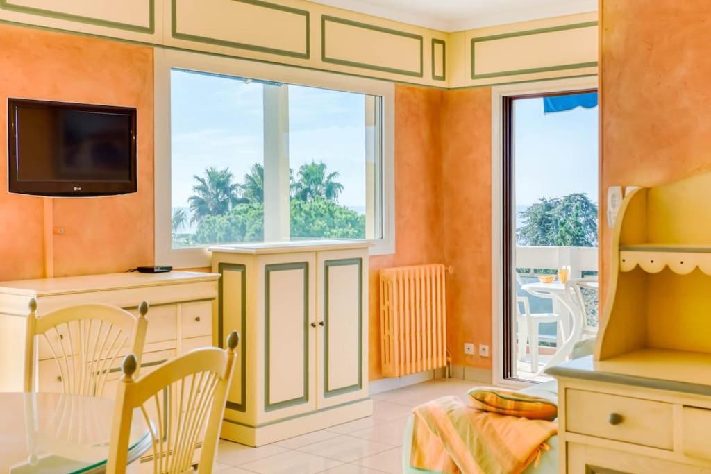 A6- 2 Bdr Incredible Sea View - Ac, Garage & Terrace Daire Antibes Dış mekan fotoğraf