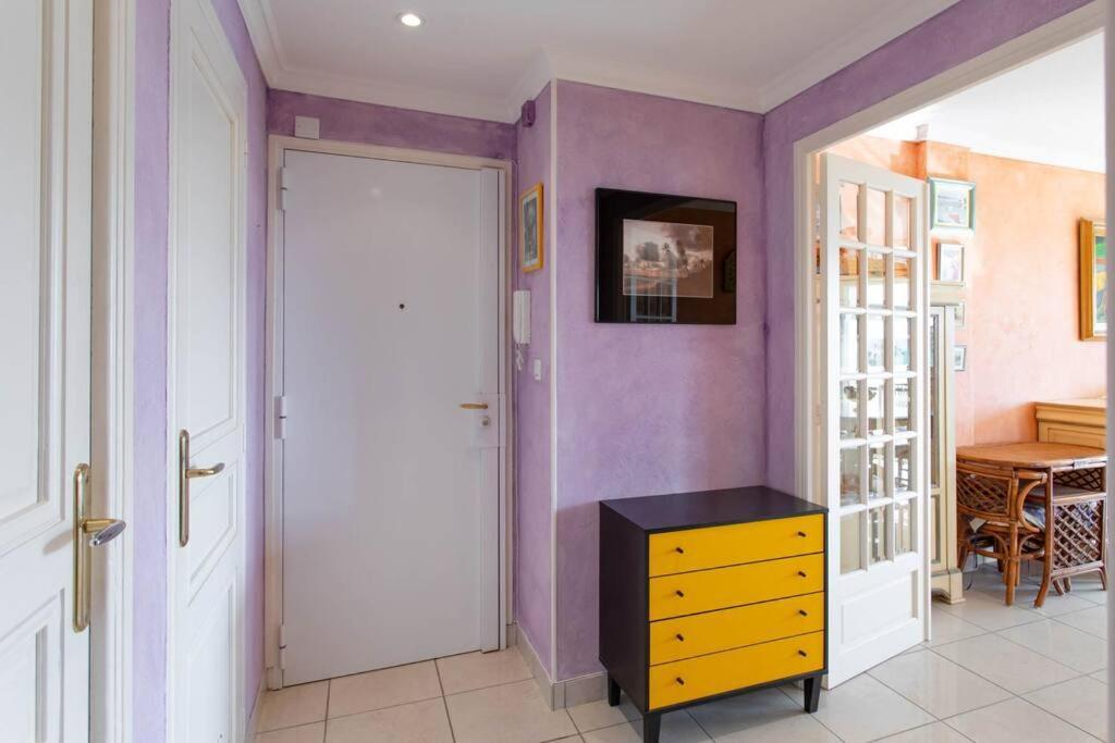 A6- 2 Bdr Incredible Sea View - Ac, Garage & Terrace Daire Antibes Dış mekan fotoğraf