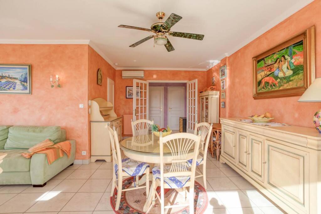 A6- 2 Bdr Incredible Sea View - Ac, Garage & Terrace Daire Antibes Dış mekan fotoğraf