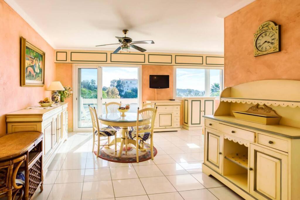 A6- 2 Bdr Incredible Sea View - Ac, Garage & Terrace Daire Antibes Dış mekan fotoğraf