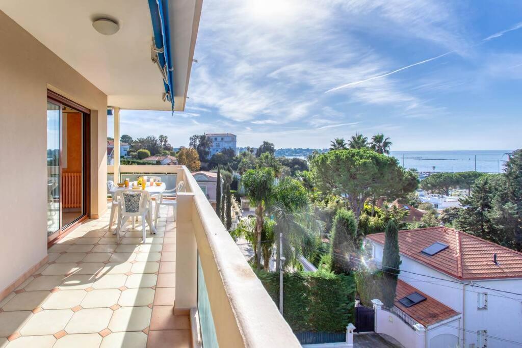 A6- 2 Bdr Incredible Sea View - Ac, Garage & Terrace Daire Antibes Dış mekan fotoğraf