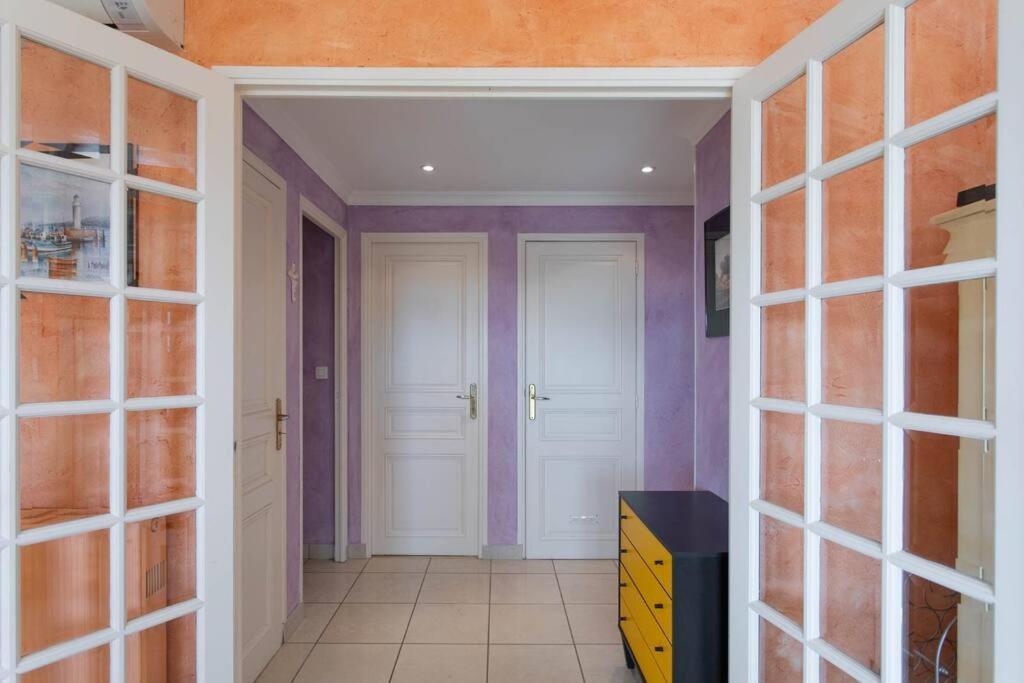 A6- 2 Bdr Incredible Sea View - Ac, Garage & Terrace Daire Antibes Dış mekan fotoğraf